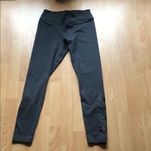 Pink fleece lined leggings